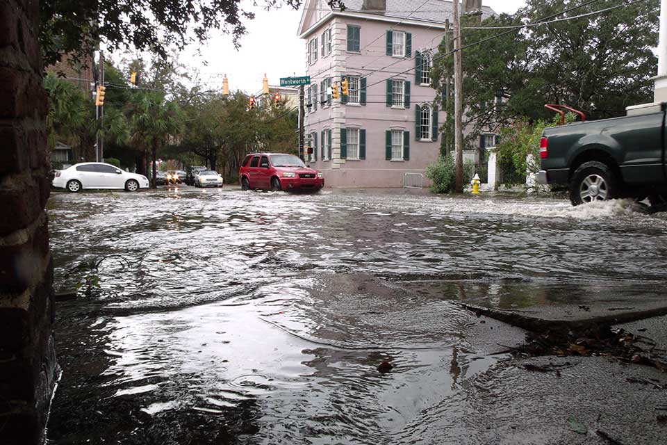 coastal flooding in Charleston, SC